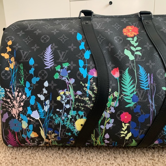 SOLD!!! NWT Louis Vuitton Foliage Keepall 50 - Picture 11 of 16